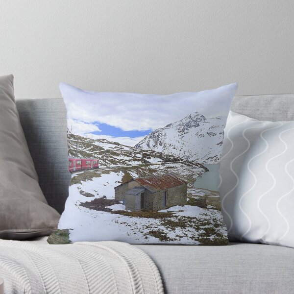 Item preview, Bernina Train on the Bernina Pass..  designed and sold by Lilian Marshall.