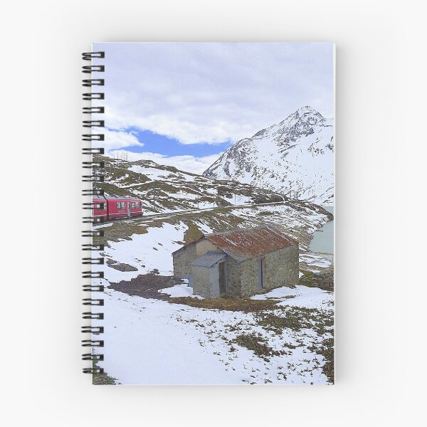 Item preview, Bernina Train on the Bernina Pass..  designed and sold by Lilian Marshall.