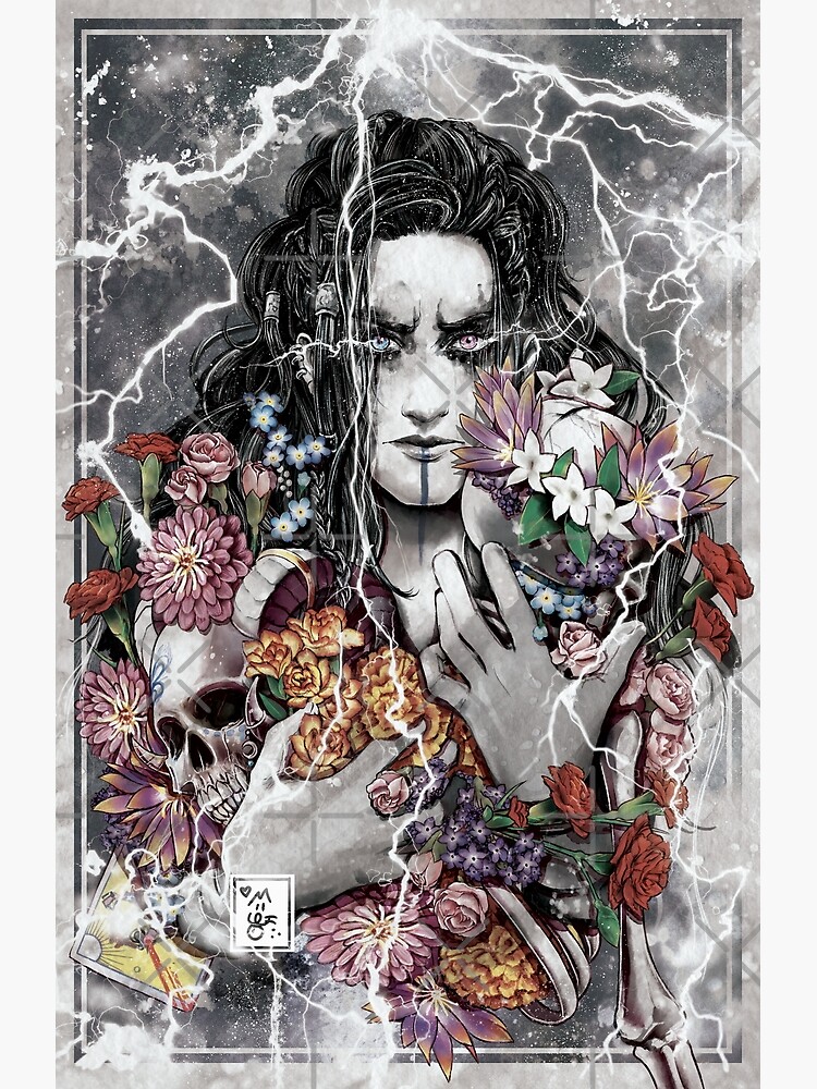 "9 Flowers for Yasha" Poster by kingcael | Redbubble