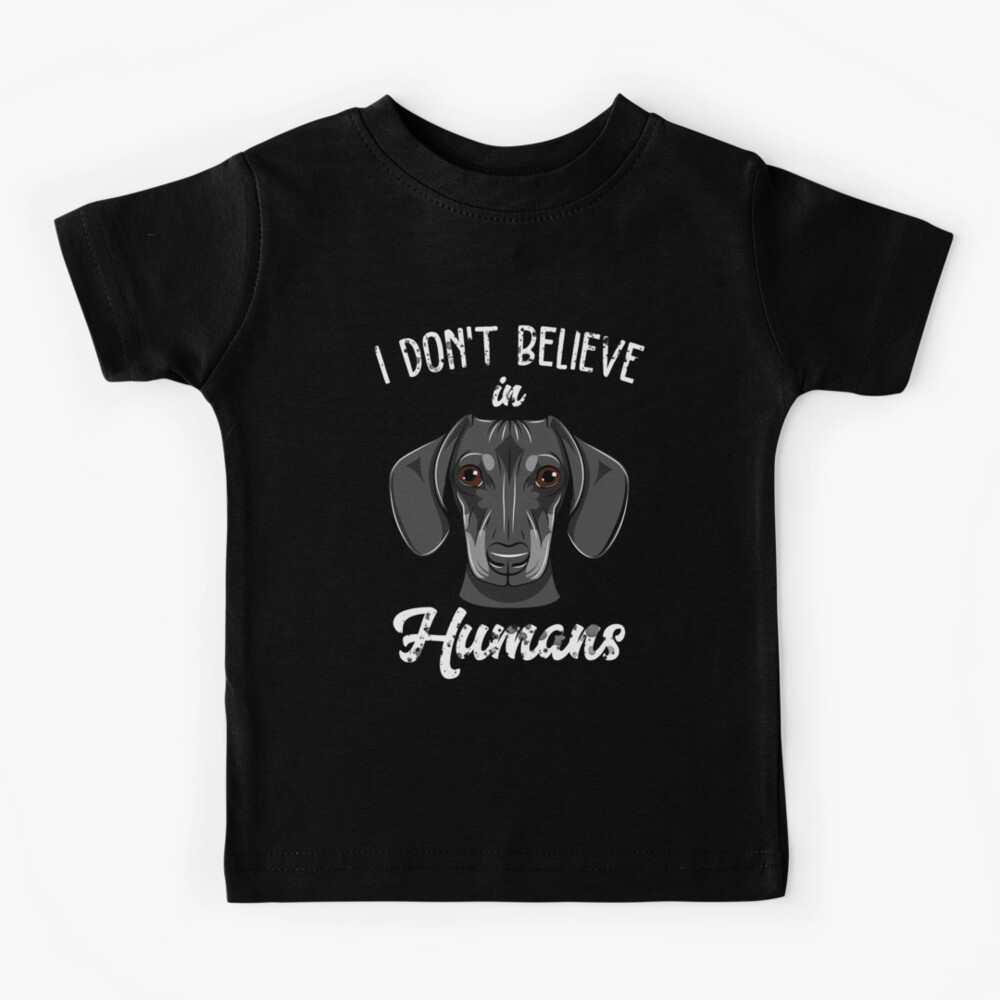 Watercolor Daschund Weiner Dog Pet Baby Casual Round Neck Tee Shirts Short Sleeve Tops