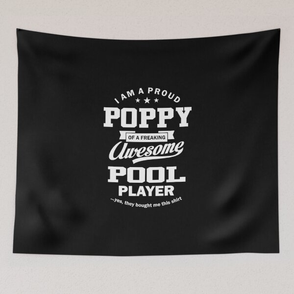 Item preview, Proud Poppy of a Pool Player designed and sold by cidolopez.