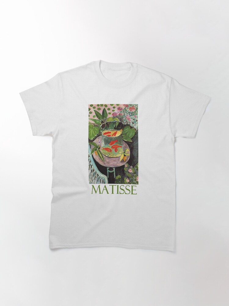 Thumbnail 3 of 7, Classic T-Shirt, The Goldfish by Henri Matisse designed and sold by Chunga.