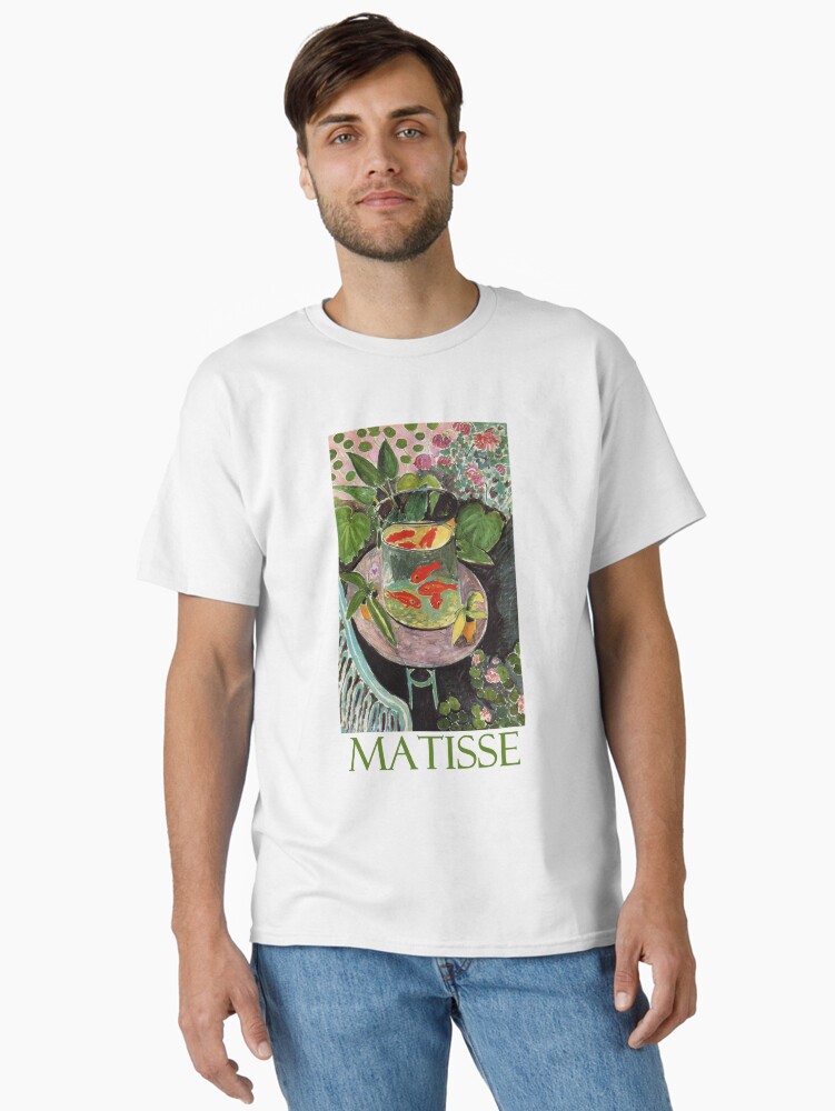 Thumbnail 1 of 7, Classic T-Shirt, The Goldfish by Henri Matisse designed and sold by Chunga.