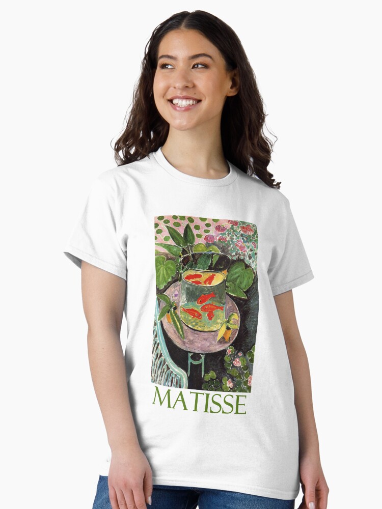 Thumbnail 2 of 7, Classic T-Shirt, The Goldfish by Henri Matisse designed and sold by Chunga.
