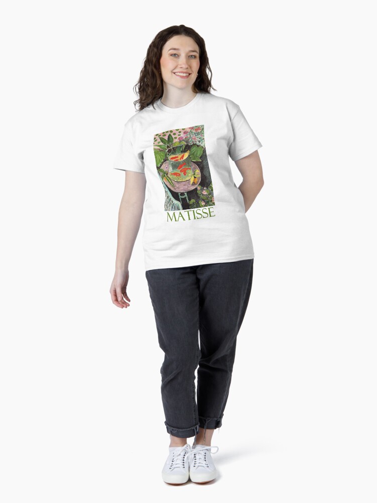 Thumbnail 4 of 7, Classic T-Shirt, The Goldfish by Henri Matisse designed and sold by Chunga.