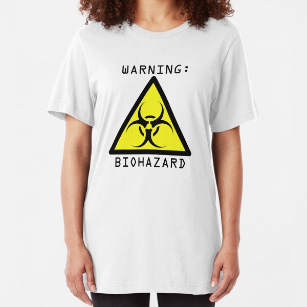 Warning: Biohazard Slim Fit T-Shirt