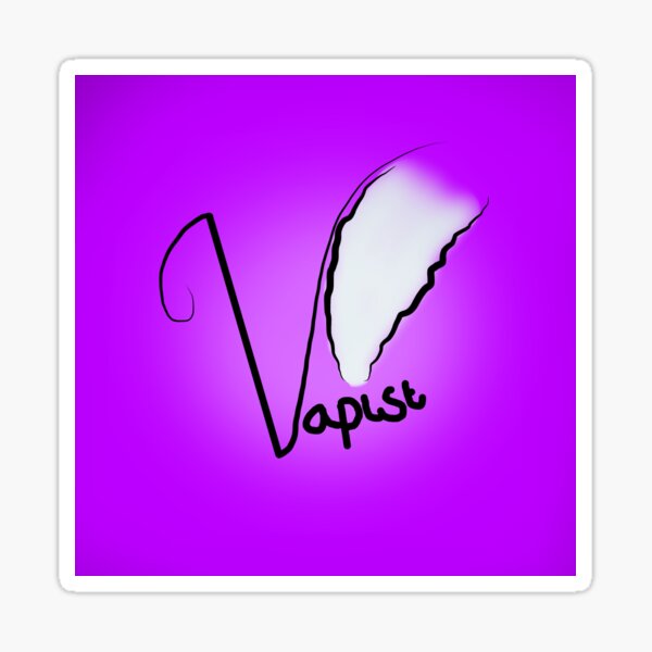 Vapist (Purple) Sticker