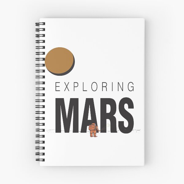 Item preview, Exploring Mars Astronaut Colonization of Mars. Astronaut in Spacesuit on Red Planet. designed and sold by ProjectX23.