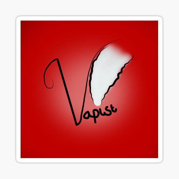 Vapist (Red) Sticker