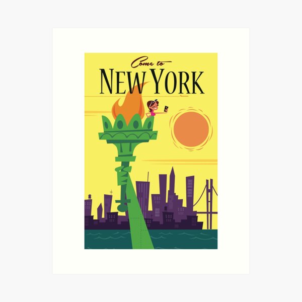 Artikel-Vorschau von New York Reisen Poster, designt und verkauft von Gary Godel.