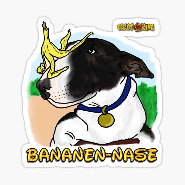 Item preview, Chaosking Bull Terrier - Banana Nose designed and sold by chaosking-bulli.