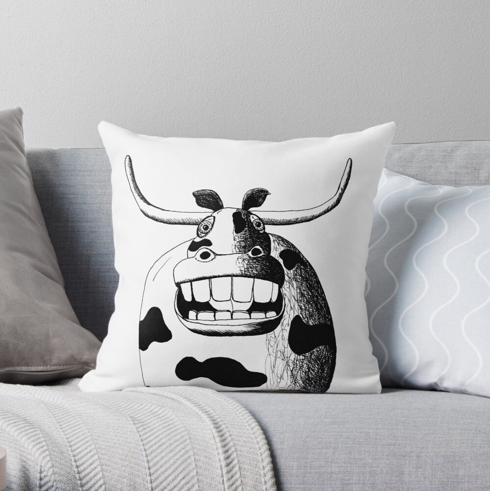 Cows R Us Throw Pillow