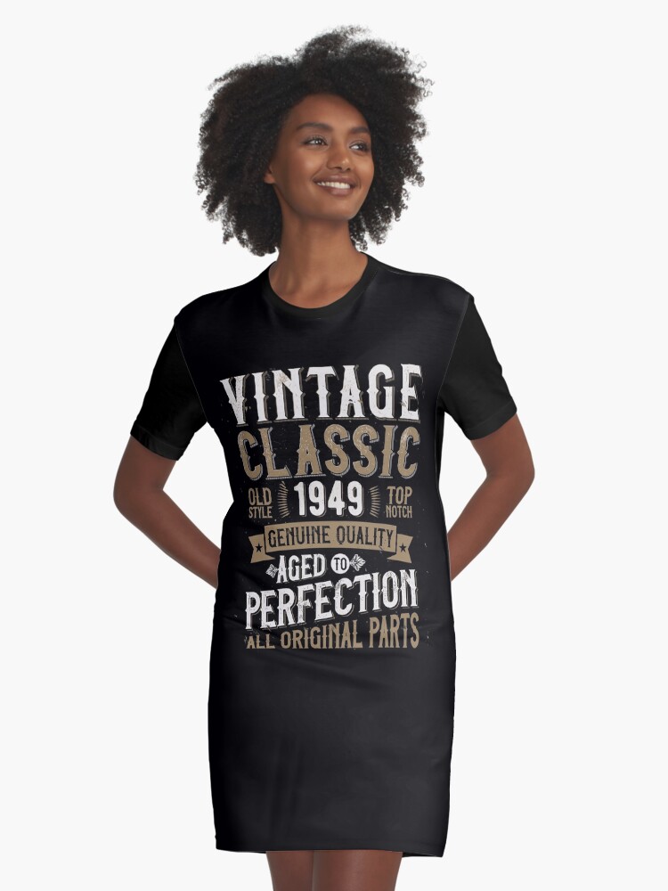 70th Anniversary 70th Birthday Party Present Graphic T Shirt Dress