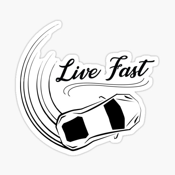 Vivez rapidement Sticker