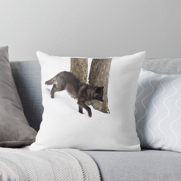 Item preview, Black Wolf in winter designed and sold by James Cumming.