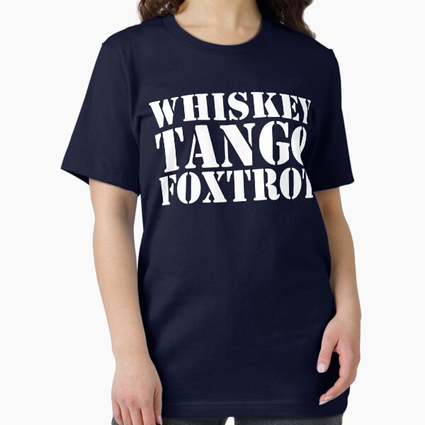 Item preview, Whiskey Tango Foxtrot WTF Military Phonetic Alphabet T Shirt designed and sold by bitsnbobs.