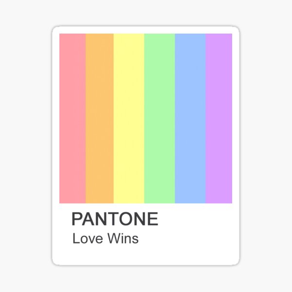 Pastel Pantone Stickers for Sale