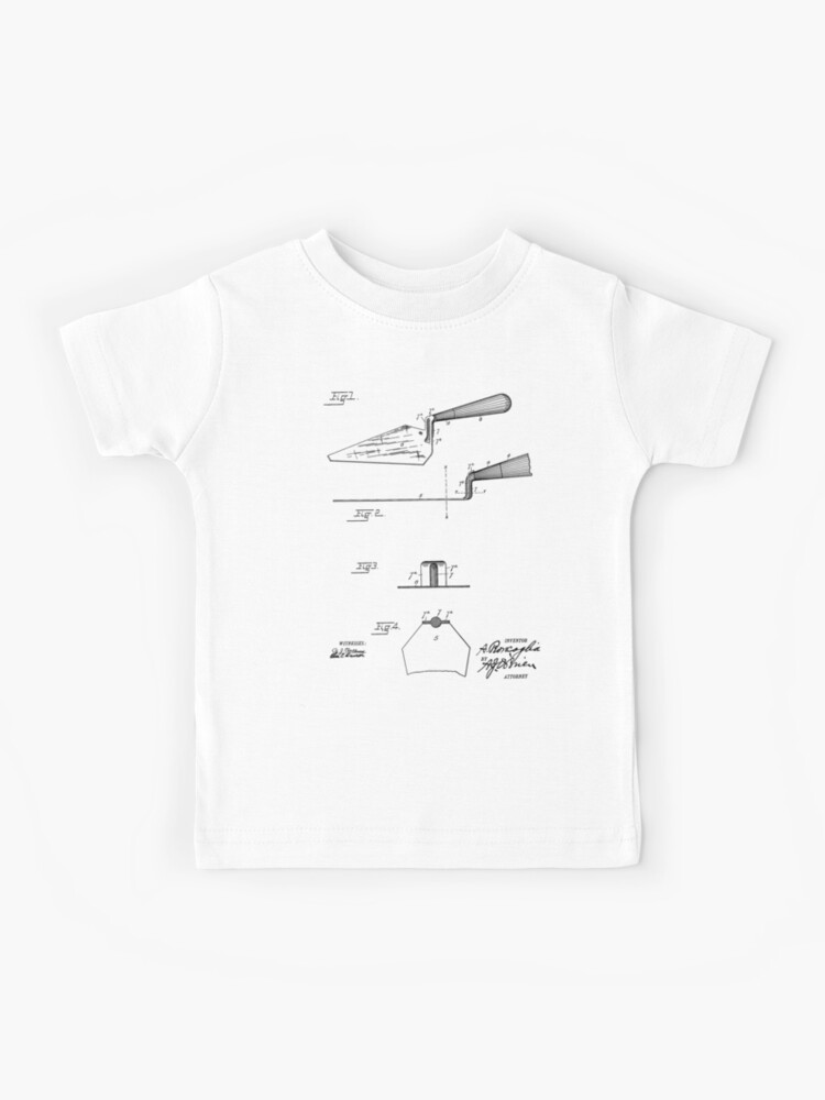 TheYoungDesigns Goal Vintage Patent Hand Drawing T-Shirt