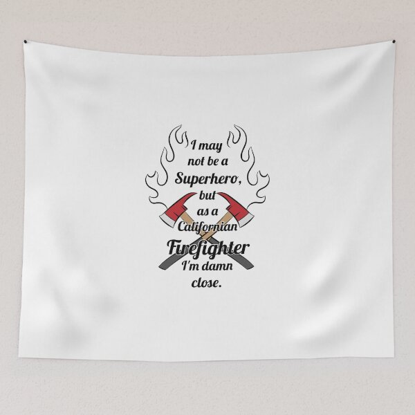 Item preview, Californian Firefighter Super hero designed and sold by andiB.
