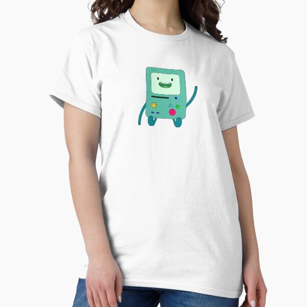Artikel-Vorschau von BMO sitzt und winkt - AdventureTime™, designt und verkauft von MEME-MERCH-com.