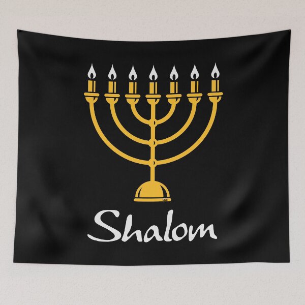 Item preview, Shalom (Menorah / Judaism / 2C) designed and sold by MrFaulbaum.