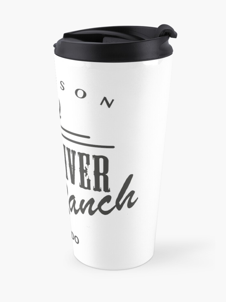 "Iron River Ranch" KaffeeThermobecher von mctees Redbubble