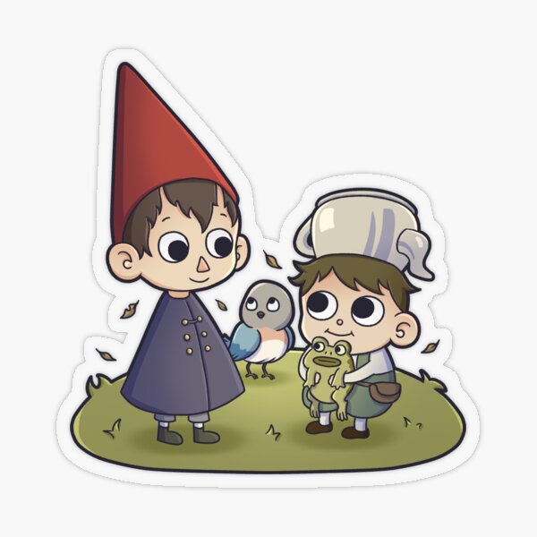 "Over the garden wall" Sticker by Redbubble