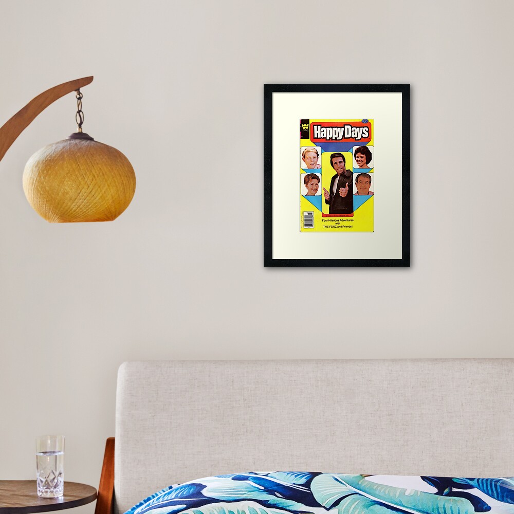 Happy Days Framed Art Print