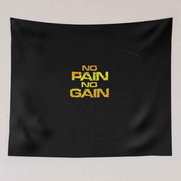 Item preview, No pain no gain fitness quote designed and sold by CasperN.