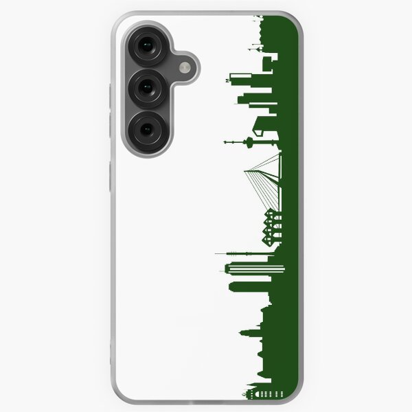 Item preview, ROTTERDAM skyline in forest green designed and sold by 44spaces.