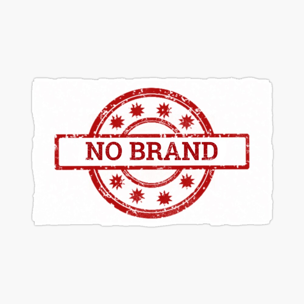 No brand, No Brands, No Logo, Anti system Poster for Sale by