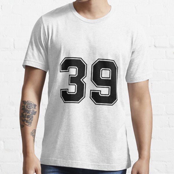 69 American Football Classic Vintage Sport Jersey Number in black number on  white background for american football, baseball or basketball | Greeting