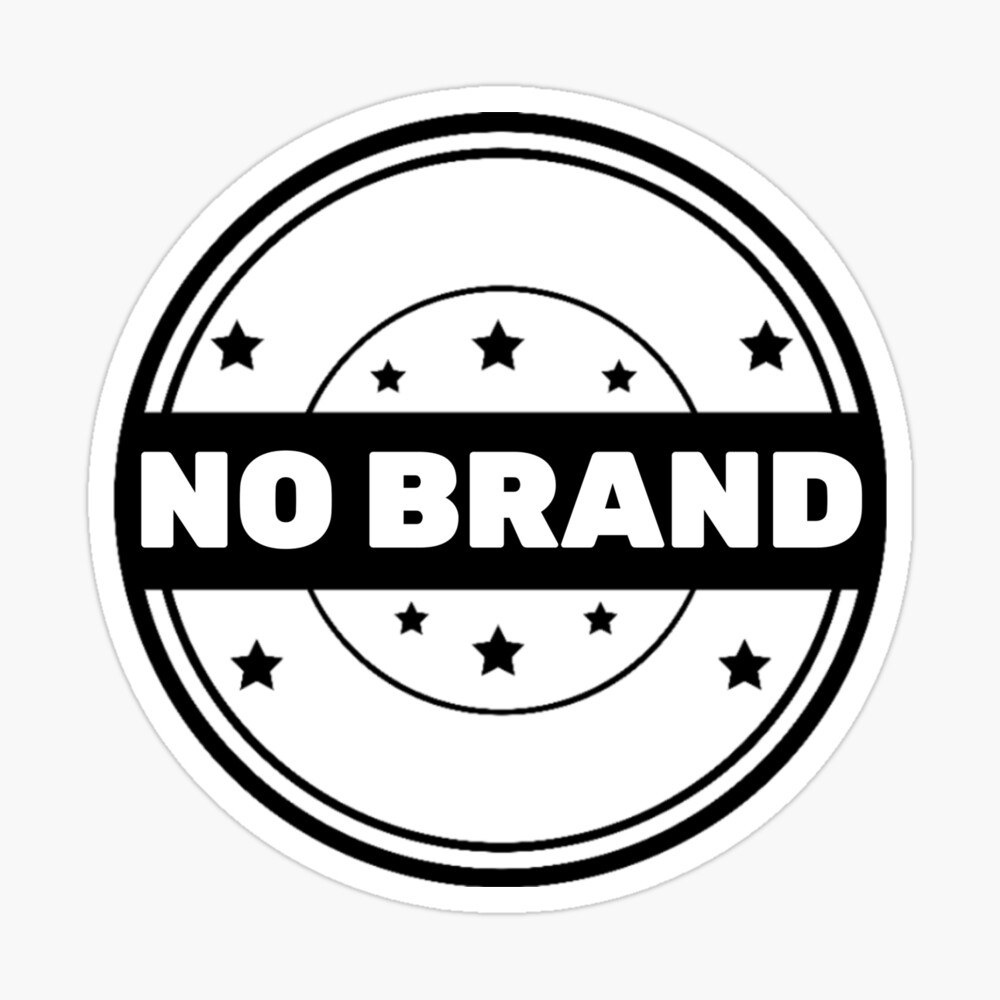 No brand, No Brands, No Logo, Anti system Poster for Sale by