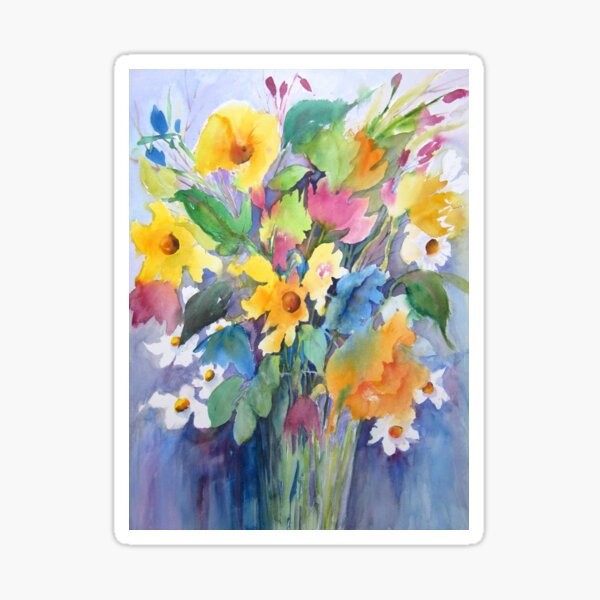 Floral Burst Sticker