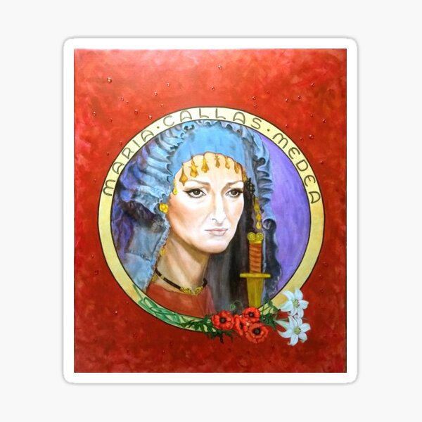 Maria Callas Diva * Medea Sticker