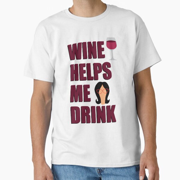 Item preview, Wine Helps Me Drink designed and sold by hbroady2110.