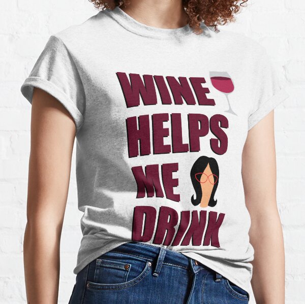 Item preview, Wine Helps Me Drink designed and sold by hbroady2110.