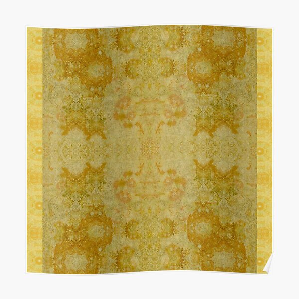 Home decor textiles- Golden Fox Poster