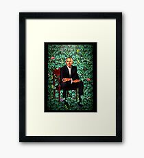 Lámina enmarcada Retrato del presidente Barack Obama en la Galería Nacional de Retratos