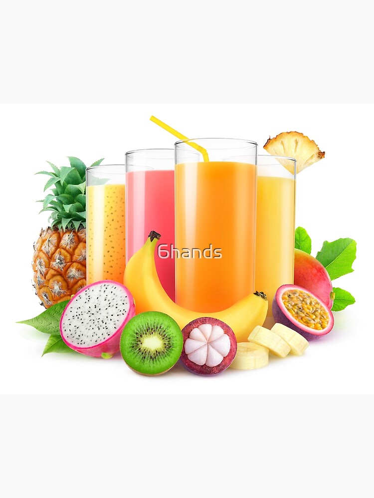 Fresh Fruit Juices Poster for Sale by 6hands