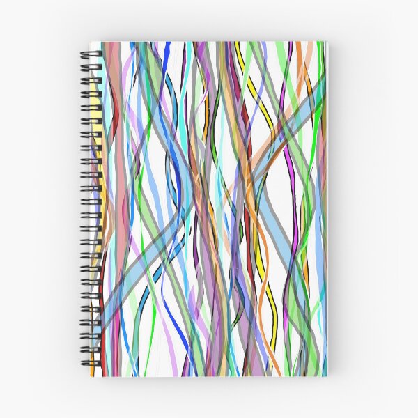 Item preview, Multiplied Colored Parallel Lines on White Board designed and sold by Istvan Ocztos.
