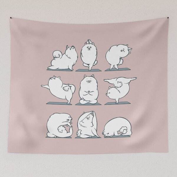 Item preview,  Samoyed Yoga designed and sold by Huebucket.