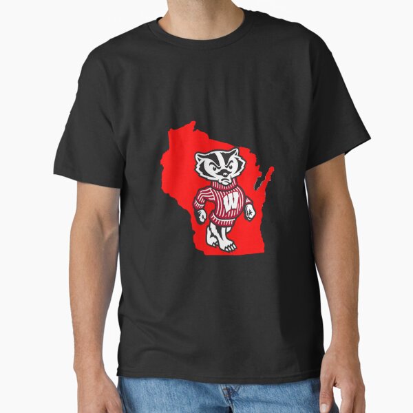 Vista previa del artículo con la obra «¡En Wisconsin! Badger de la Universidad de Wisconsin-Madison», diseñado y vendido por emilywerfel.