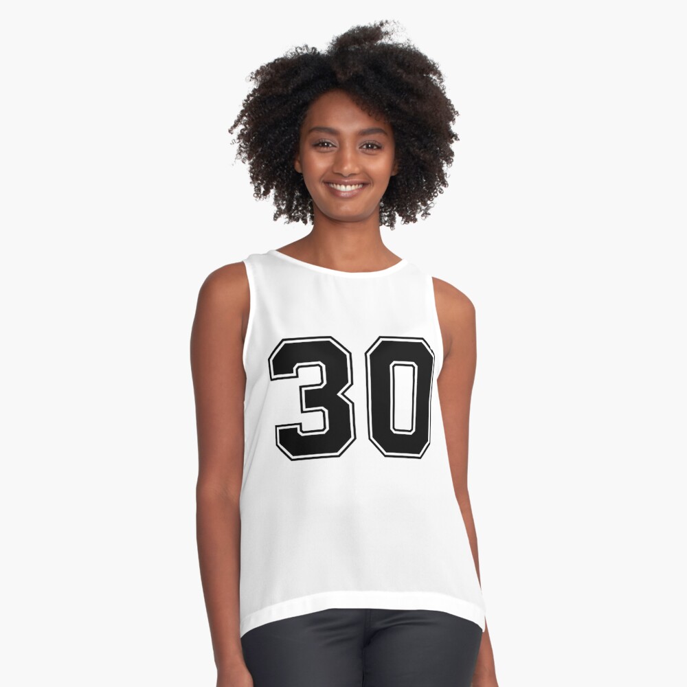 30 American Football Classic Vintage Sport Jersey Number in black