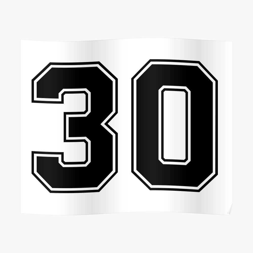 21 American Football Classic Vintage Sport Jersey Number in black number  on white background for american football, baseball or basketball Sticker