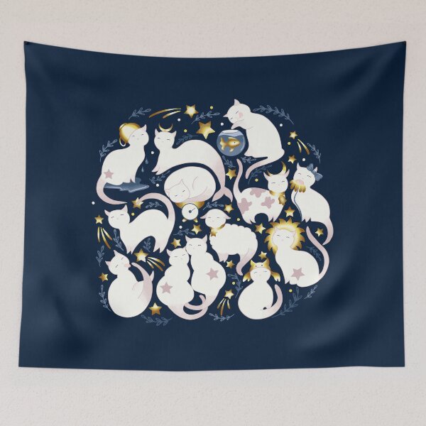 Item preview, Zodiac cats designed and sold by Elenanaylor.
