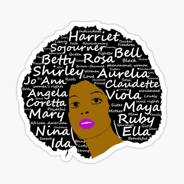 Vista previa del artículo con la obra «Mujeres afroamericanas», diseñado y vendido por MephobiaDesigns.