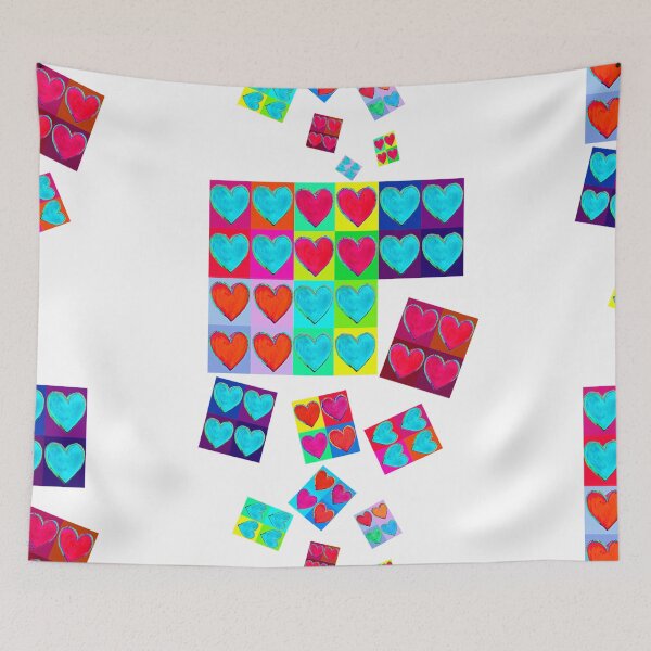 Item preview, Tumbling Hearts Multi Color designed and sold by M-SWM.