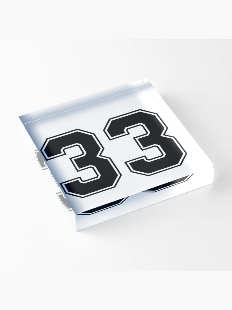 33 American Football Classic Vintage Sport Jersey Number in
