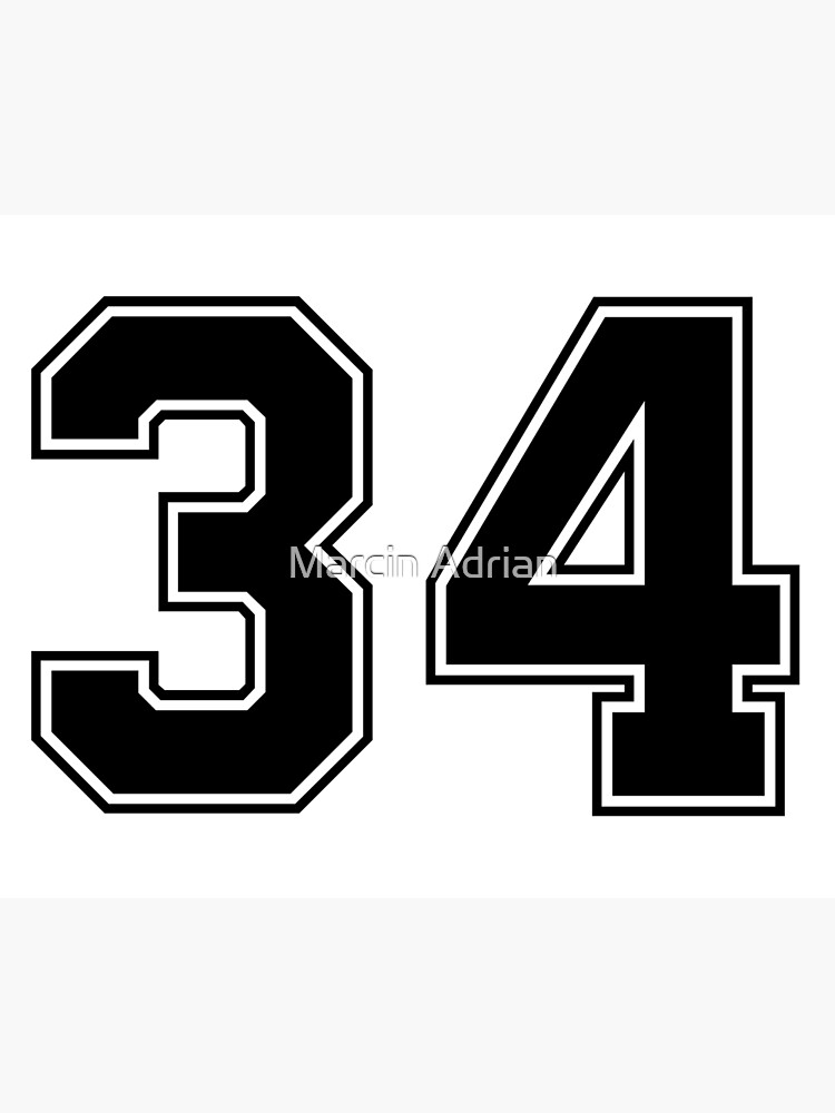 24 number number football Photographic Print by GeogDesigns